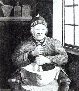 William Wilson, communément appelé Mortar Willie, âgé de 107 ans, 1815 - English School